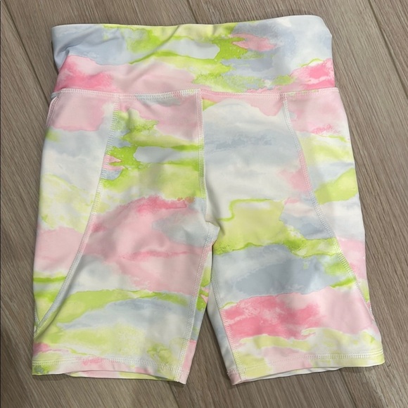 Old Navy Pink and Green Active Shorts - Picture 3 of 4